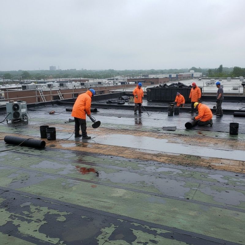 Flat Roof Leak Repair